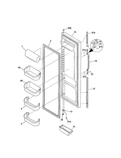 REFRIGERATOR DOOR