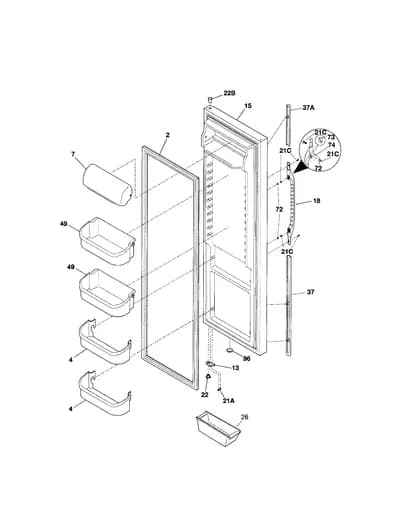 REFRIGERATOR DOOR