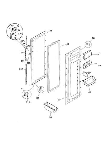 REFRIGERATOR DOOR