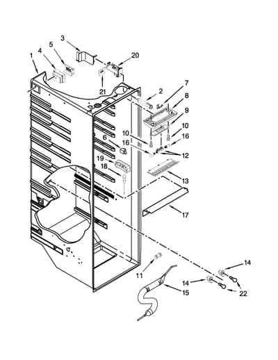REFRIGERATOR LINER PARTS