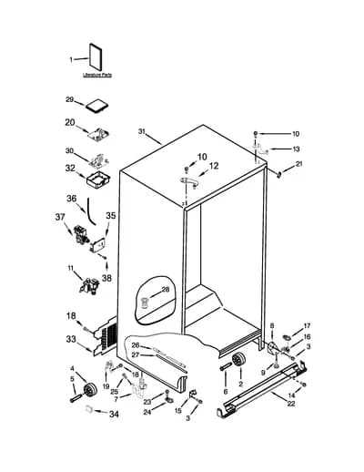 CABINET PARTS