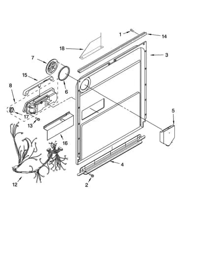 DOOR AND LATCH PARTS
