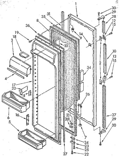 REFRIGERATOR DOOR