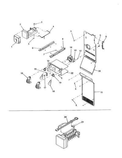 AUGER MOTOR ICE MAKER