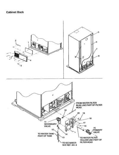 CABINET BACK