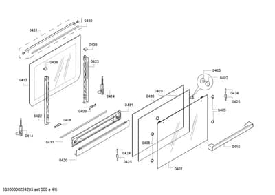 Seals & Gaskets, Screws (0402-0405)