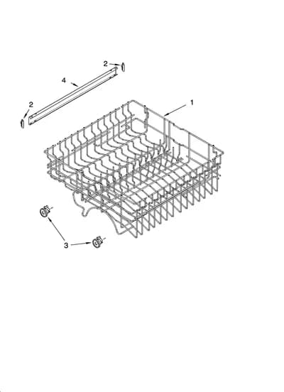 UPPER RACK AND TRACK PARTS