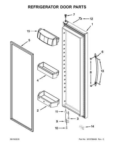 REFRIGERATOR DOOR PARTS