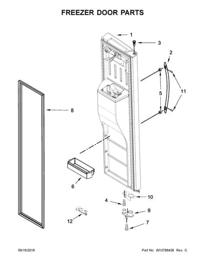 FREEZER DOOR PARTS