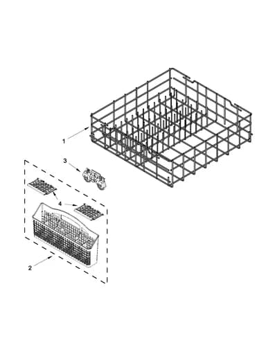 LOWER RACK PARTS