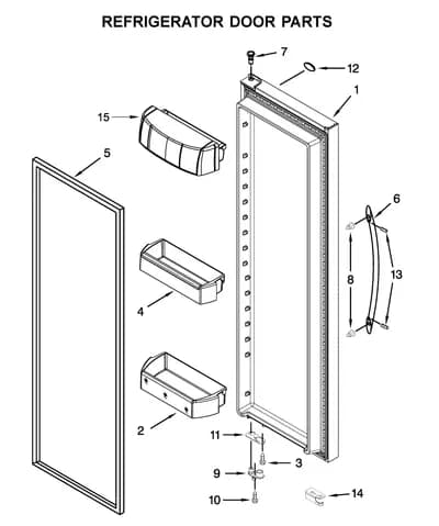 REFRIGERATOR DOOR PARTS