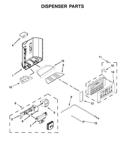 DISPENSER PARTS
