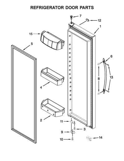 REFRIGERATOR DOOR PARTS