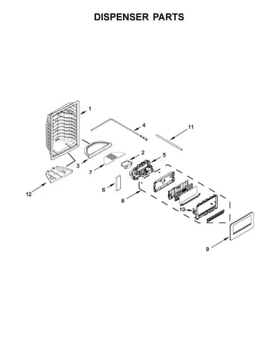 DISPENSER PARTS