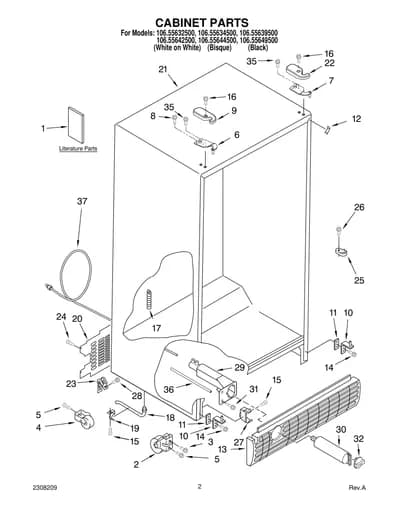 CABINET PARTS