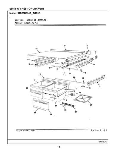 CHEST OF DRAWERS