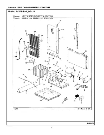 UNIT COMPARTMENT & SYSTEM