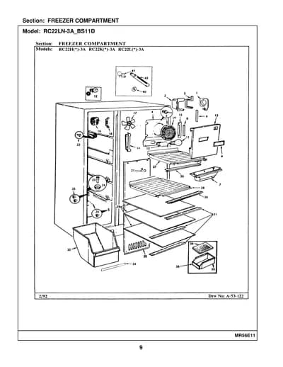 FREEZER COMPARTMENT