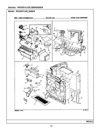 WATER & ICE DISPENSER
