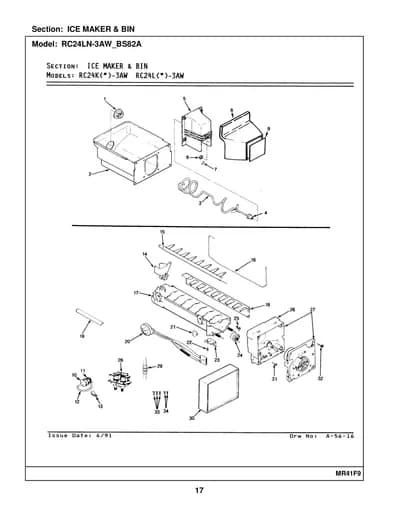 ICE MAKER & BIN