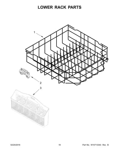 LOWER RACK PARTS