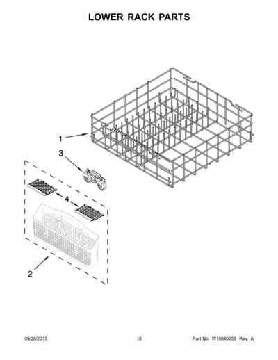 LOWER RACK PARTS
