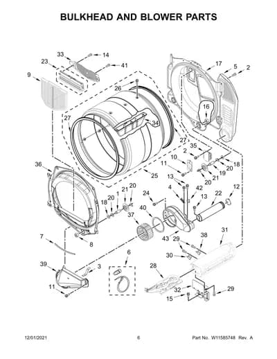 BULKHEAD AND BLOWER PARTS