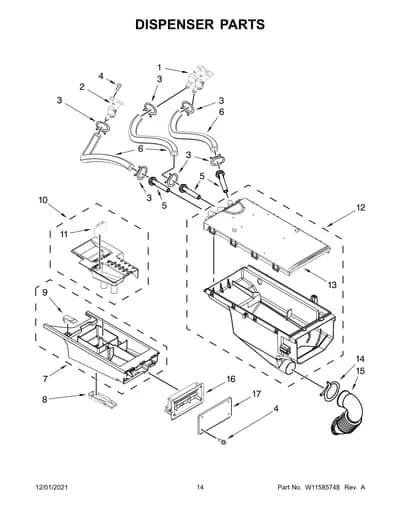 DISPENSER PARTS