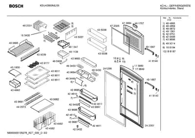 Lighting, Seals & Gaskets (0010-0580)