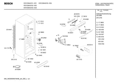 Screws, Seals & Gaskets (0001-0199)