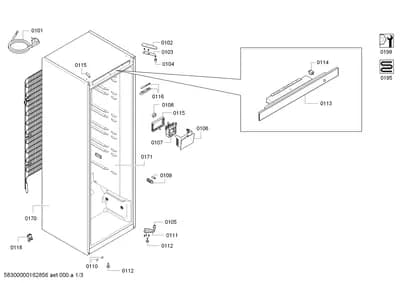 Hinges, Door & Housing (0101-0114)