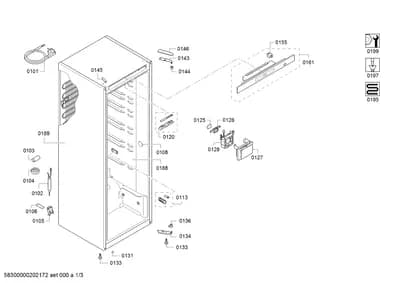 Door & Housing, Hinges (0102-0197)