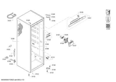 Door & Housing, Hinges (0102-0199)