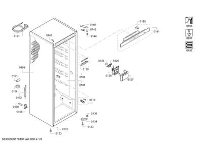 Door & Housing, Hinges (0102-0199)