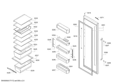 shelves trays, Flaps & Holders (0207-0271)