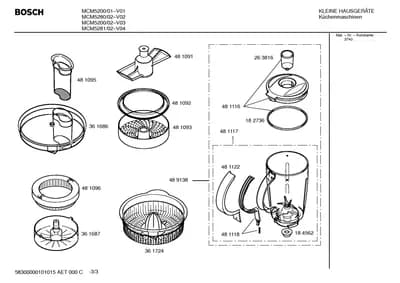 Lids & Covers, handles knobs  (0002-0113)