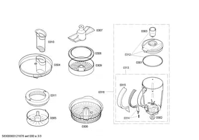 Lids & Covers, Seals & Gaskets (0301-0316)
