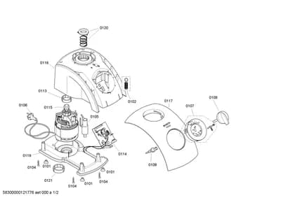 Door & Housing, Screws (0101-0120)