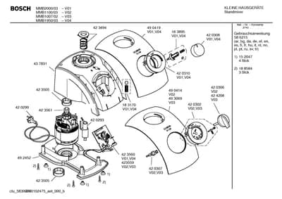 Door & Housing, Screws (0001-0034)