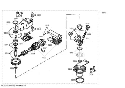 motors, Door & Housing (0201-0222)
