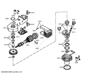 motors, Door & Housing (0201-0222)