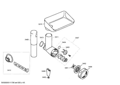 Door & Housing, Seals & Gaskets (0401-0413)