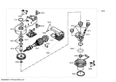motors, Door & Housing (0201-0222)