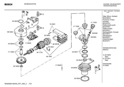 motors, Door & Housing (0002-0118)