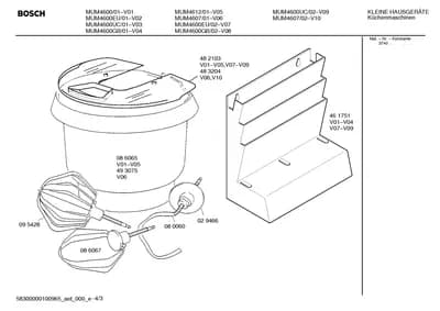 Door & Housing, motors (0002-0061)