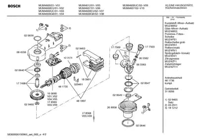Door & Housing, motors (0002-0061)