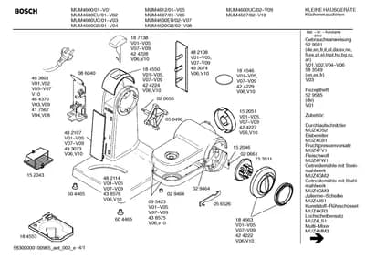Door & Housing, motors (0002-0061)