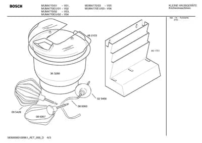 Door & Housing, motors (0002-0087)