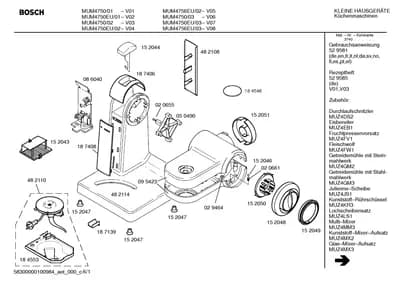 Door & Housing, motors (0002-0096)