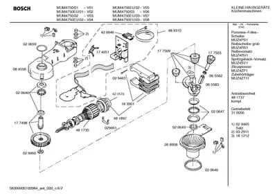 Door & Housing, motors (0002-0096)